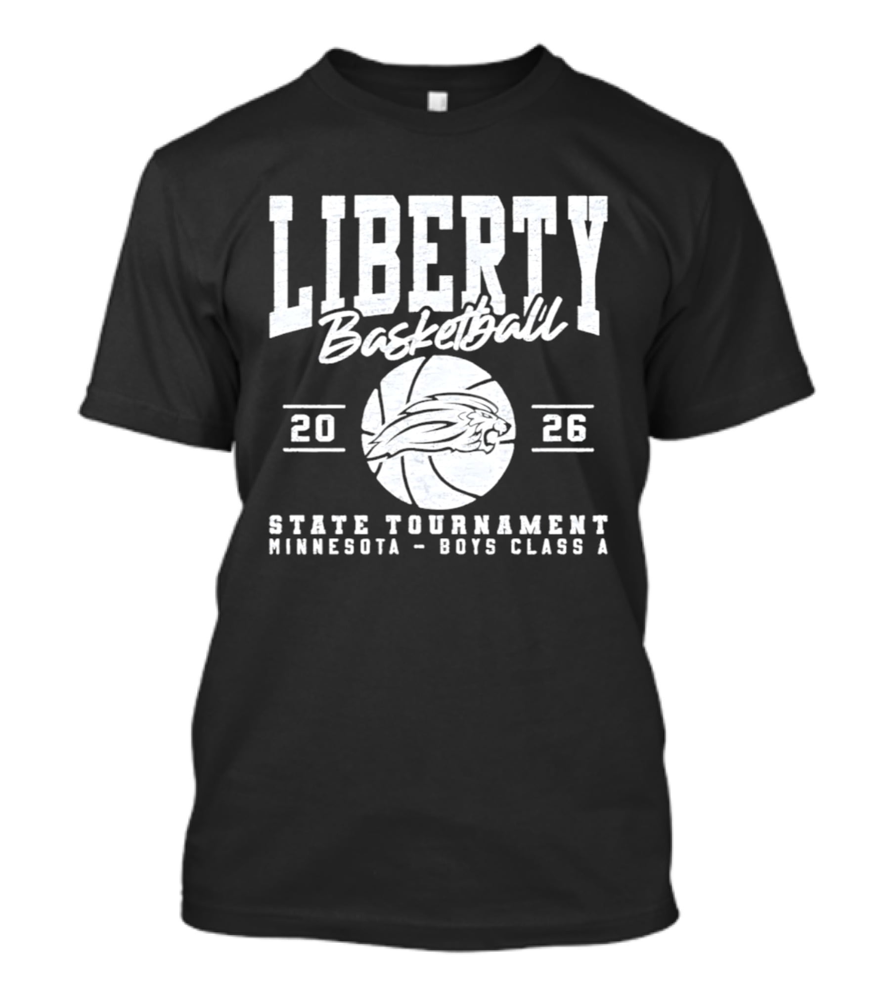 Liberty Basketball 2026 State Tournament Minnesota Boys Class A T-Shirt