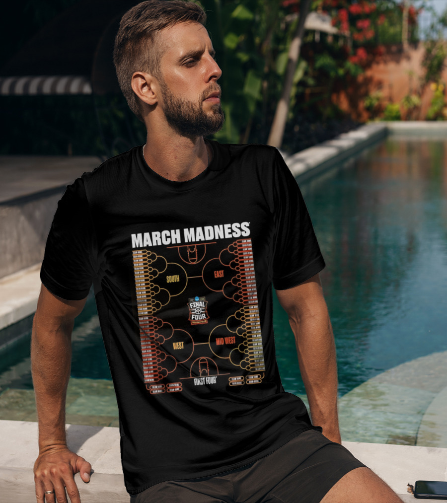 March Madness NCAA Men's Basketball Tournament 2026 Bracket Championship T-Shirt