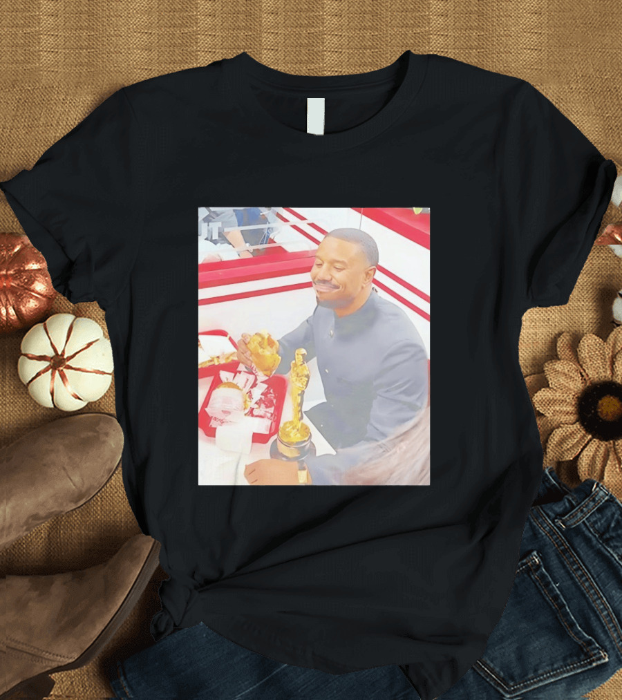 Michael B Jordan Burger Celebration Sinners 2026 Oscar T-Shirt
