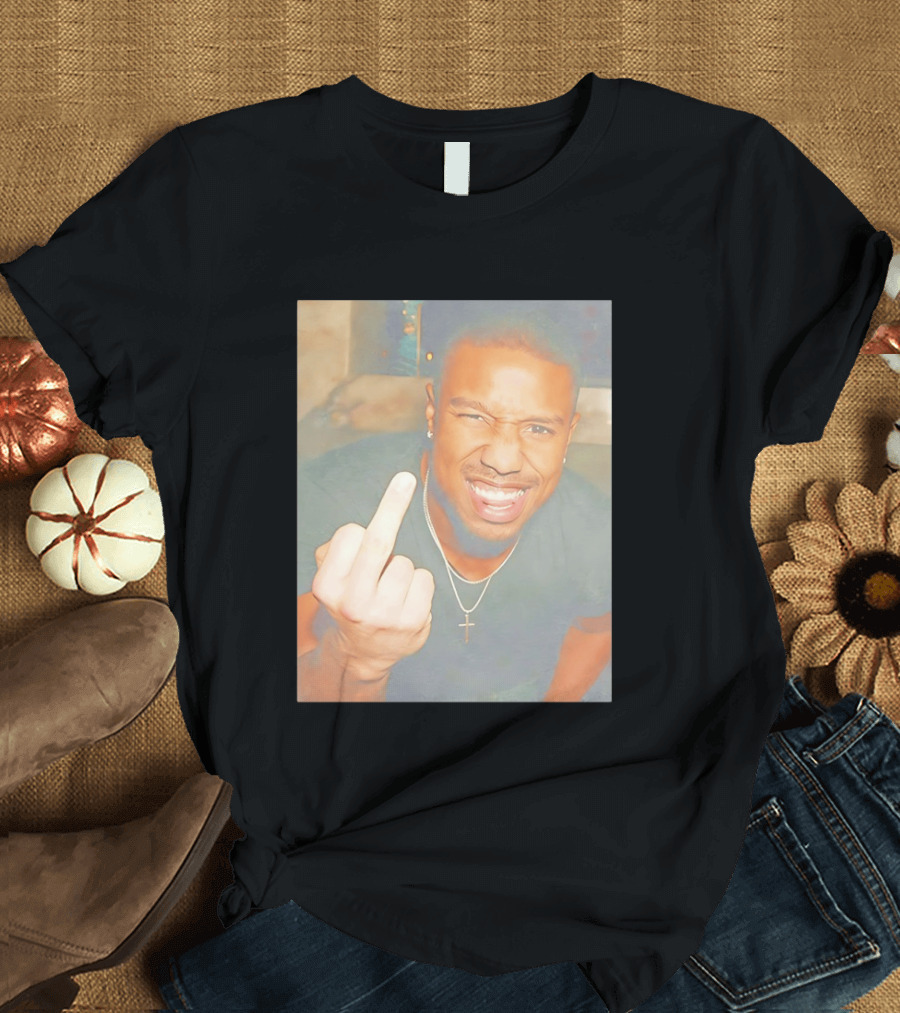 Michael B Jordan Sinners Oscar Middle Finger T-Shirt