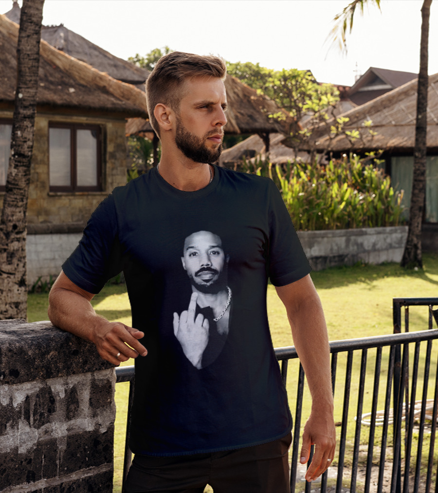 Michael B. Jordan Best Actor 2026 Oscar Middle Finger T-Shirt