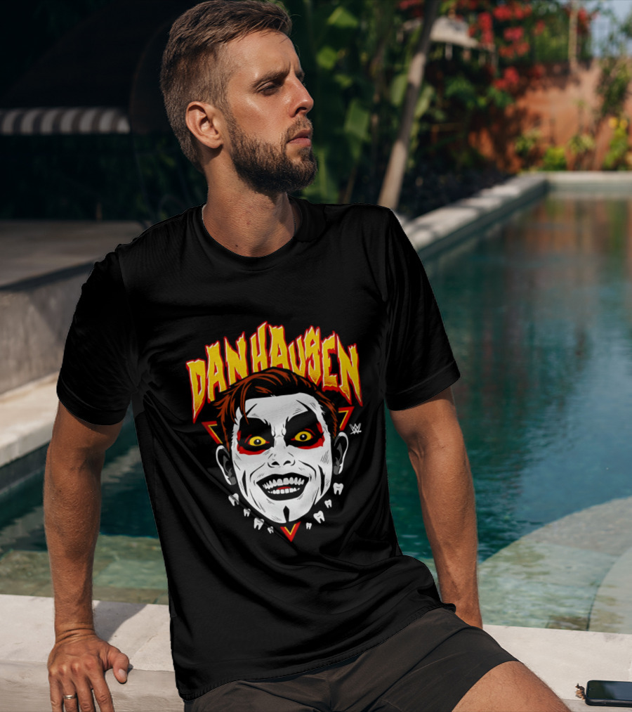 Danhausen WWE Big Head Yellow Eyes Face Paint T-Shirt