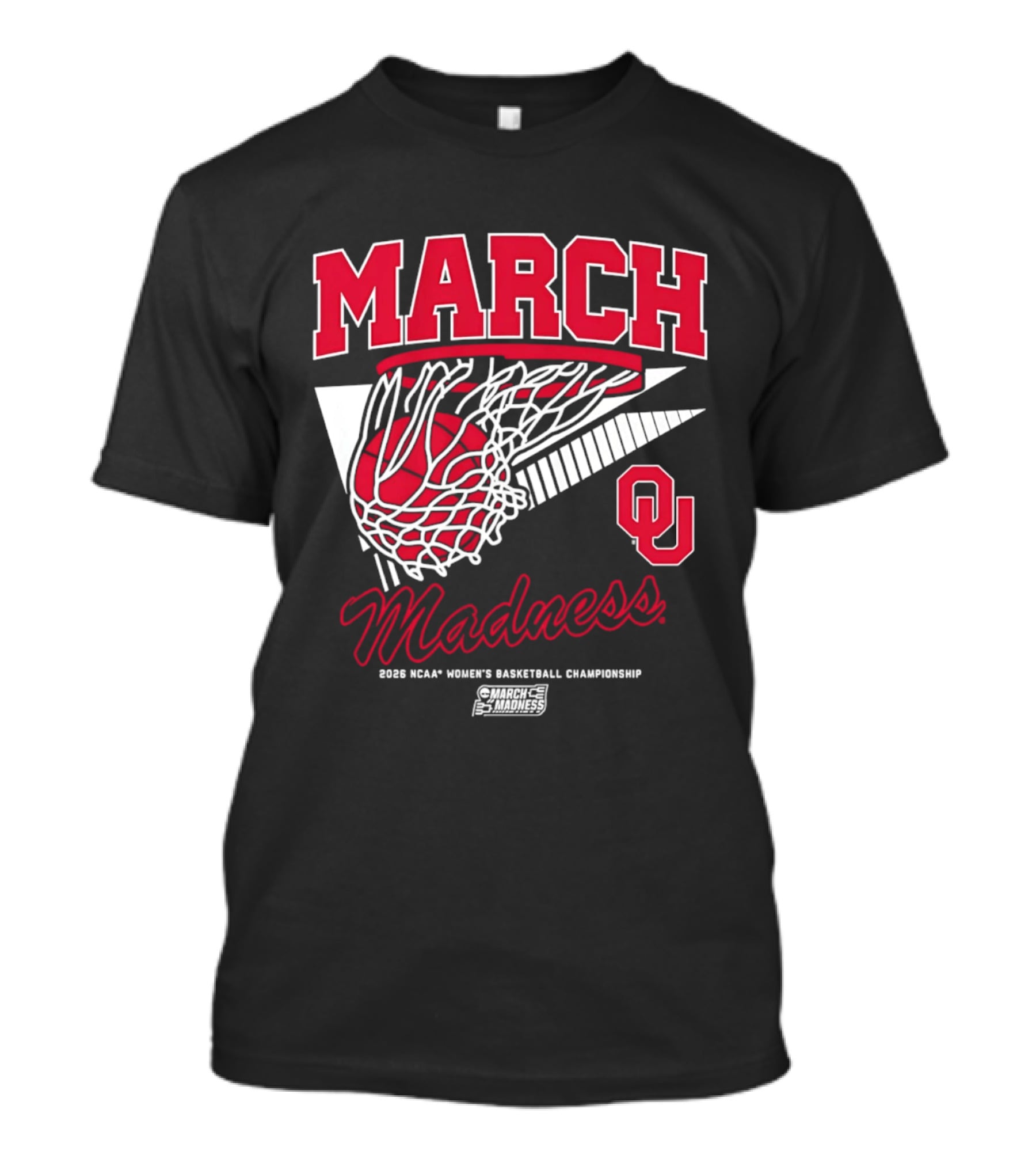 Oklahoma Sooners March Madness 2026 NCAA Women's Basketball Championship T-Shirt
