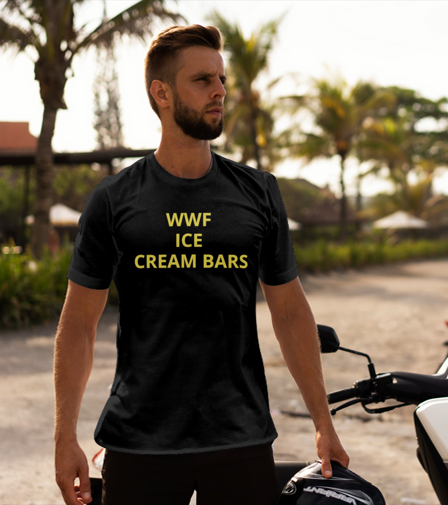 WWF Ice Cream Bars Retro Nostalgia Iconic Treats T-Shirt