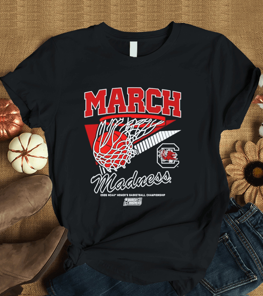 2026 NCAA Women's Basketball Championship March Madness South Carolina Gamecocks T-Shirt