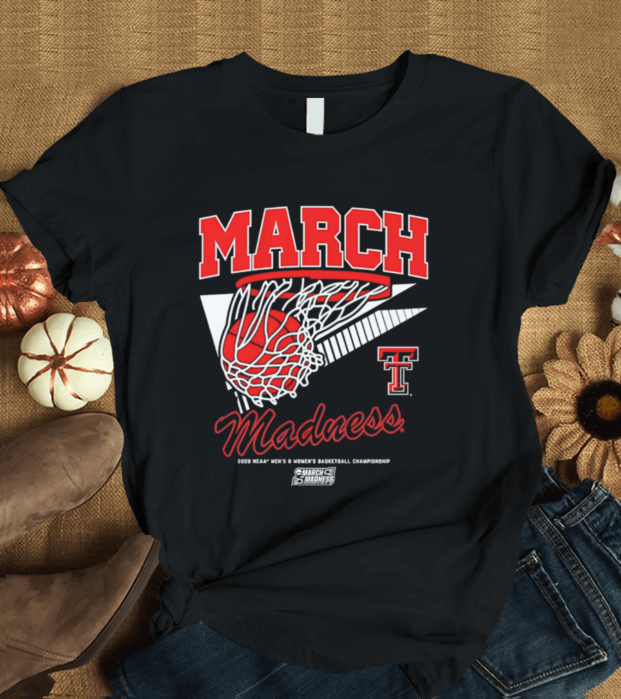 Texas Tech Red Raiders March Madness 2026 Basketball Championship T-Shirt