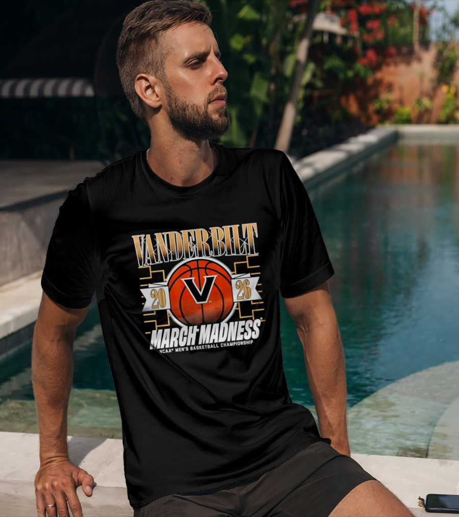 Vanderbilt Basketball 2026 NCAA March Madness Championship T-Shirt