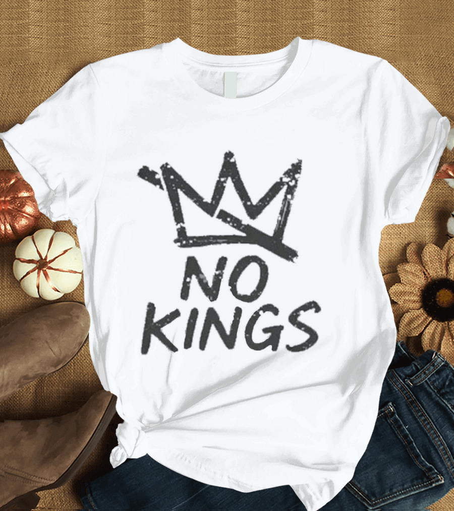 No Kings Crown Anti Monarchy T-Shirt