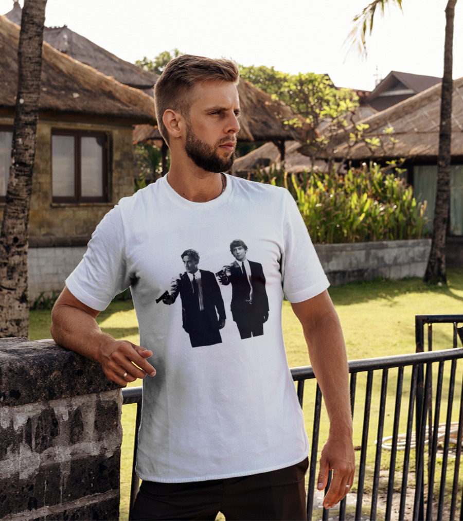 George Russell Kimi Antonelli Pulp Fiction Racing Showdown T-Shirt