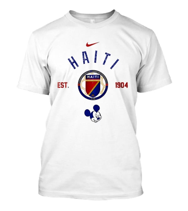 Haiti Soccer 1984 Mickey Mouse Nike Collaboration T-Shirt