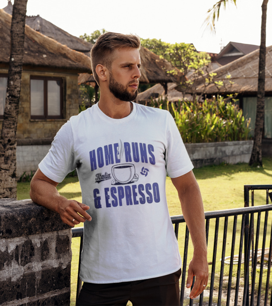 Italy Baseball Classic 2026 Home Runs & Espresso T-Shirt