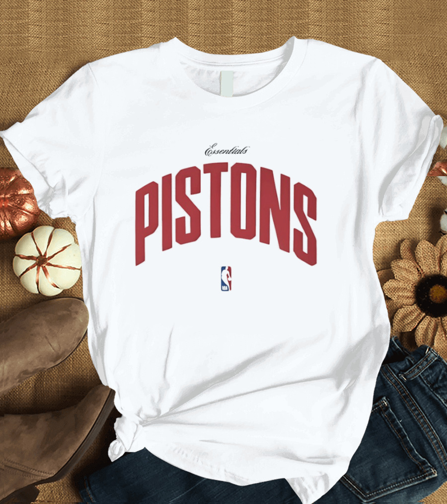 Essentials Detroit Pistons NBA Collaboration T-Shirt