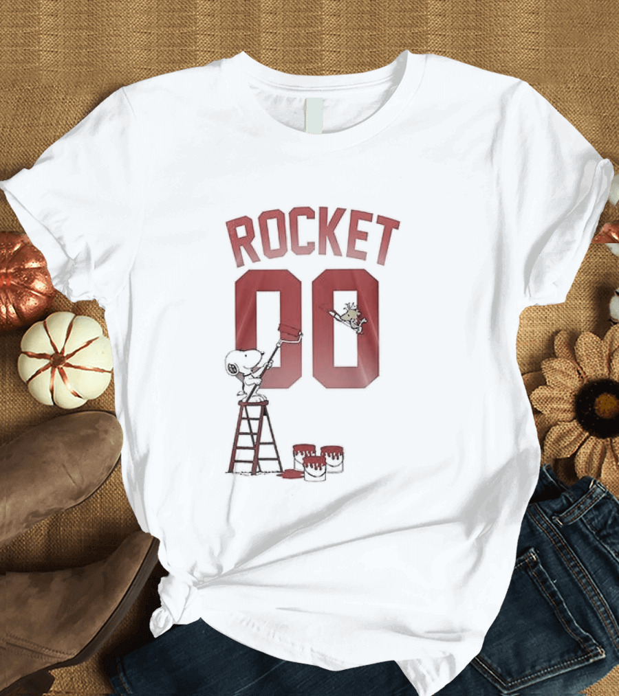 Houston Rockets Snoopy Basketball Rocket 00 T-Shirt