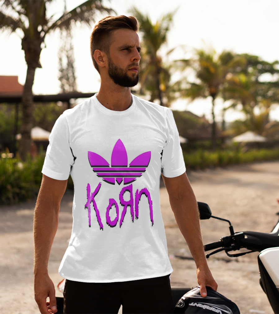 Korn Euro Tour 2026 Adidas Trefoil T-Shirt