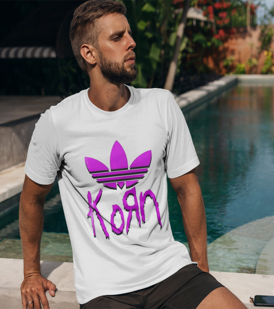 Korn Euro Tour 2026 Adidas Trefoil T-Shirt