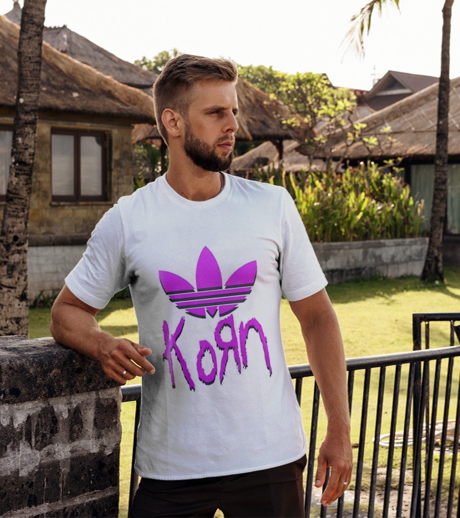 Korn Euro Tour 2026 Adidas Trefoil T-Shirt