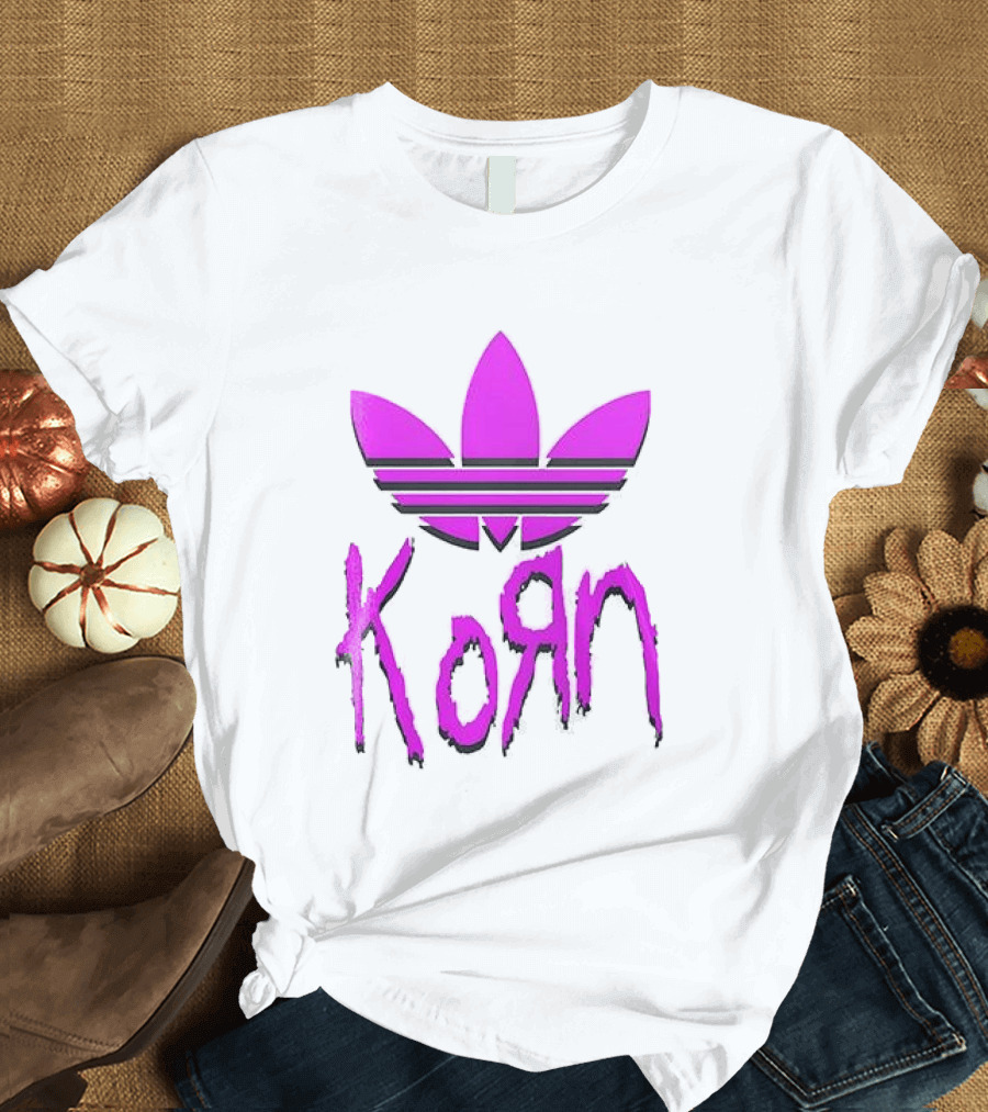 Korn Euro Tour 2026 Adidas Trefoil T-Shirt