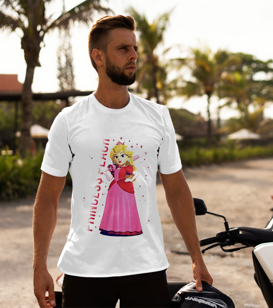 Princess Peach Animated Character Princess Peach The Movie T-Shirt