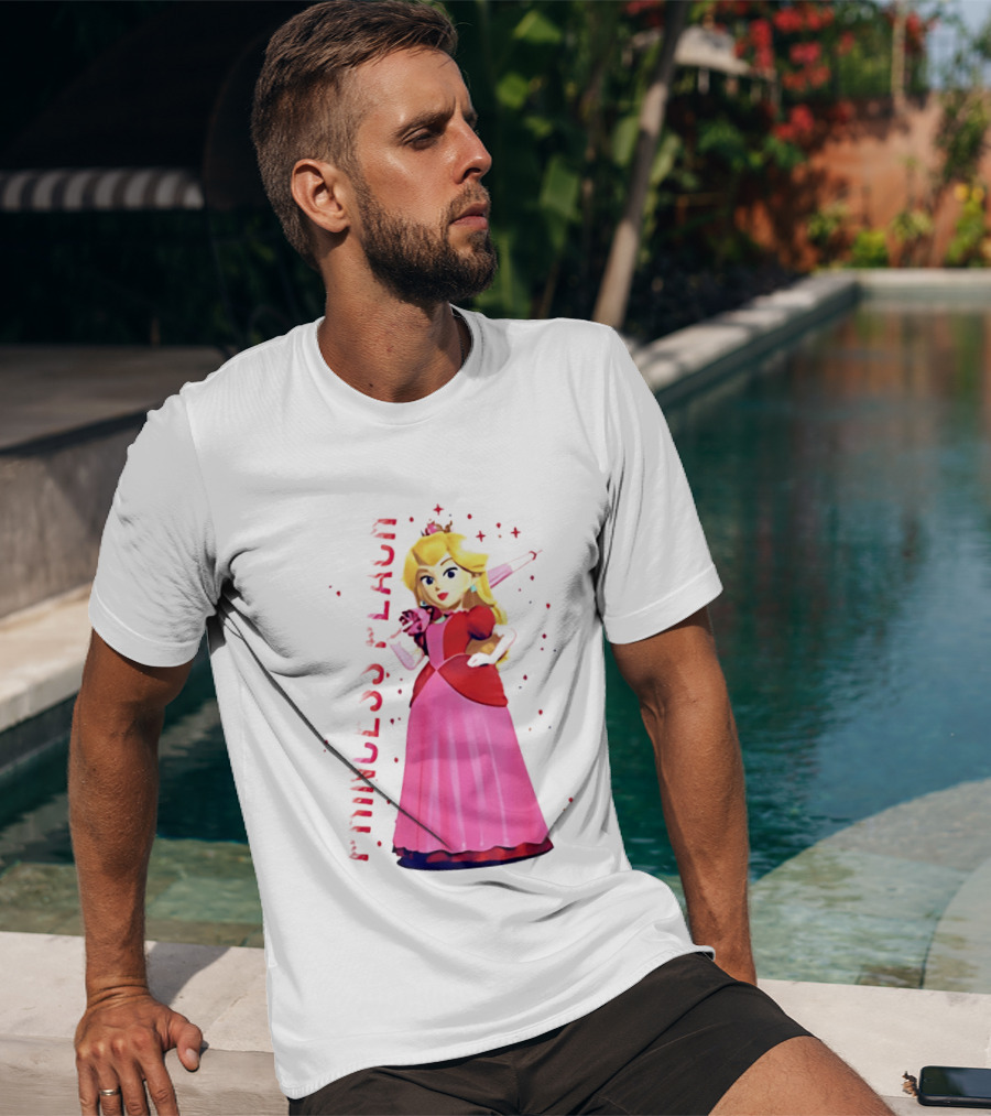 Princess Peach Animated Character Princess Peach The Movie T-Shirt