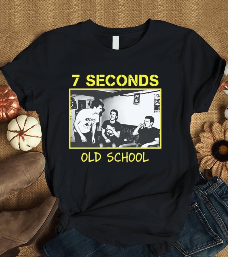 7 Seconds Old School Necros Punk Band Scene T-Shirt