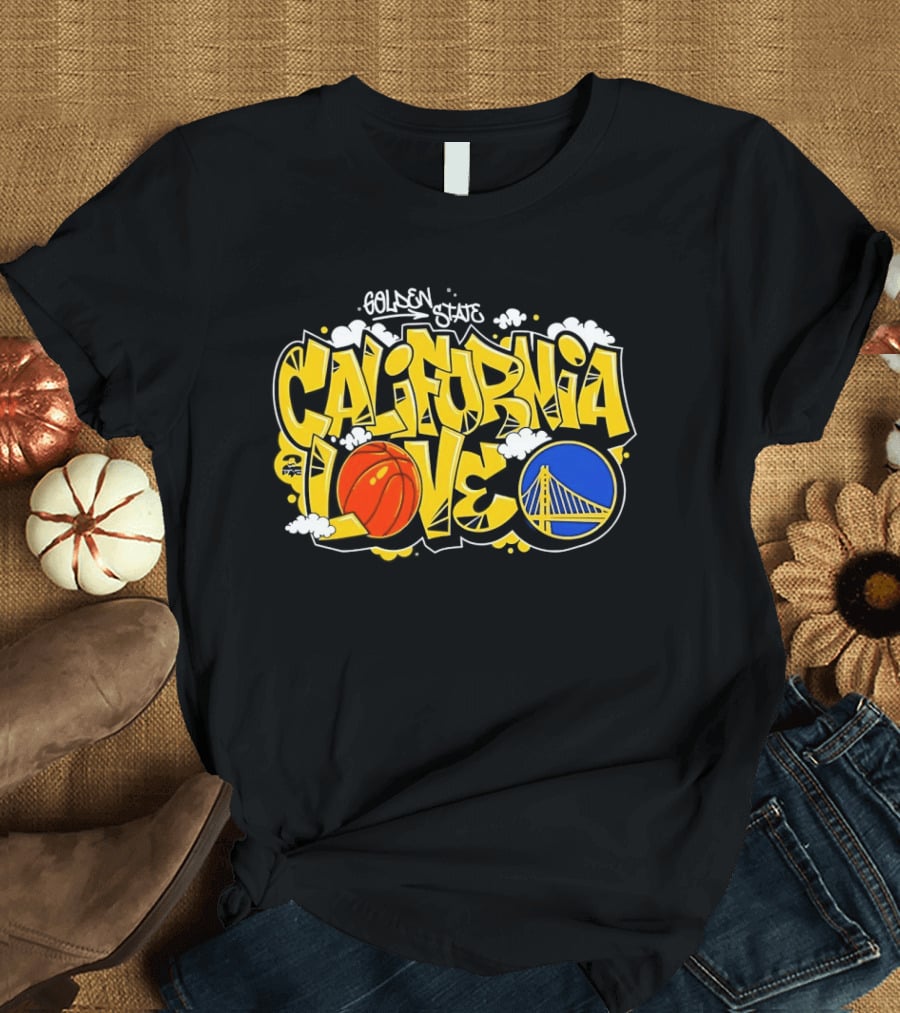 Golden State California Love Warriors Basketball T-Shirt
