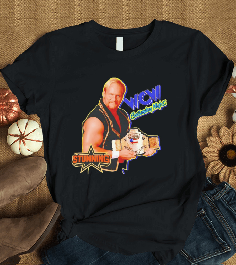 Stunning Steve Austin WCW Saturday Night United States Champion T-Shirt