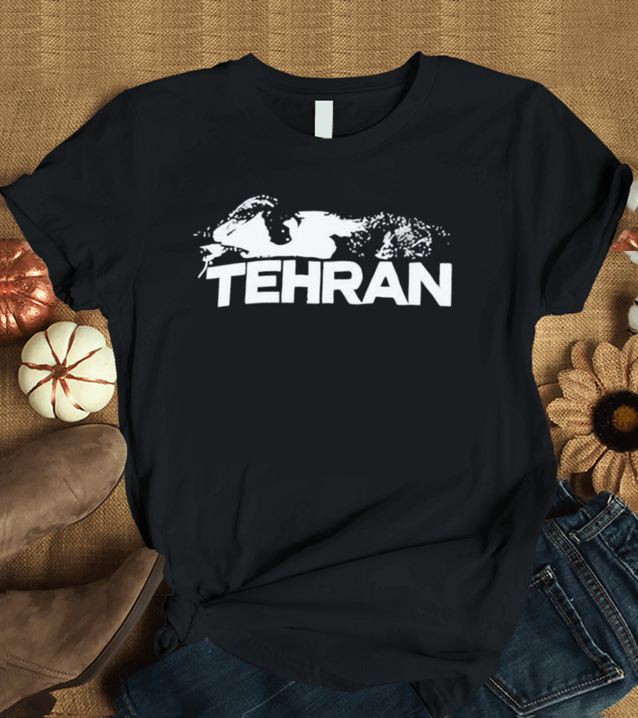 Tehran Map John Abraham's Tehran T-Shirt