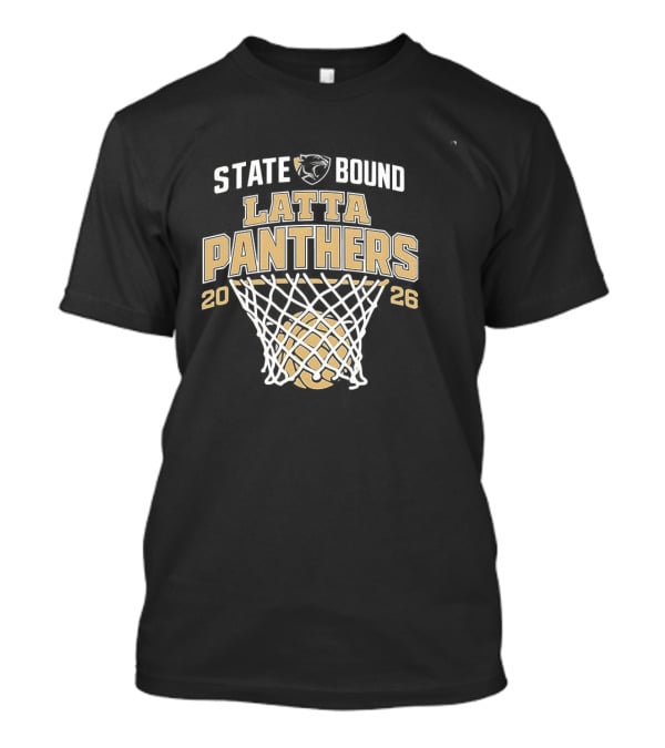 Latta Panthers State Bound Basketball 2026 T-Shirt