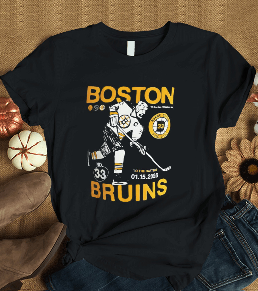 Boston Bruins 1924 Hockey Champion 2026 To The Rafters 01.15.2026 T-Shirt