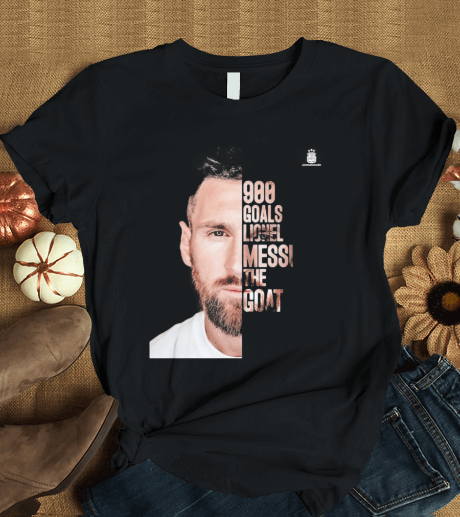 Lionel Messi The GOAT 900 Goals T-Shirt