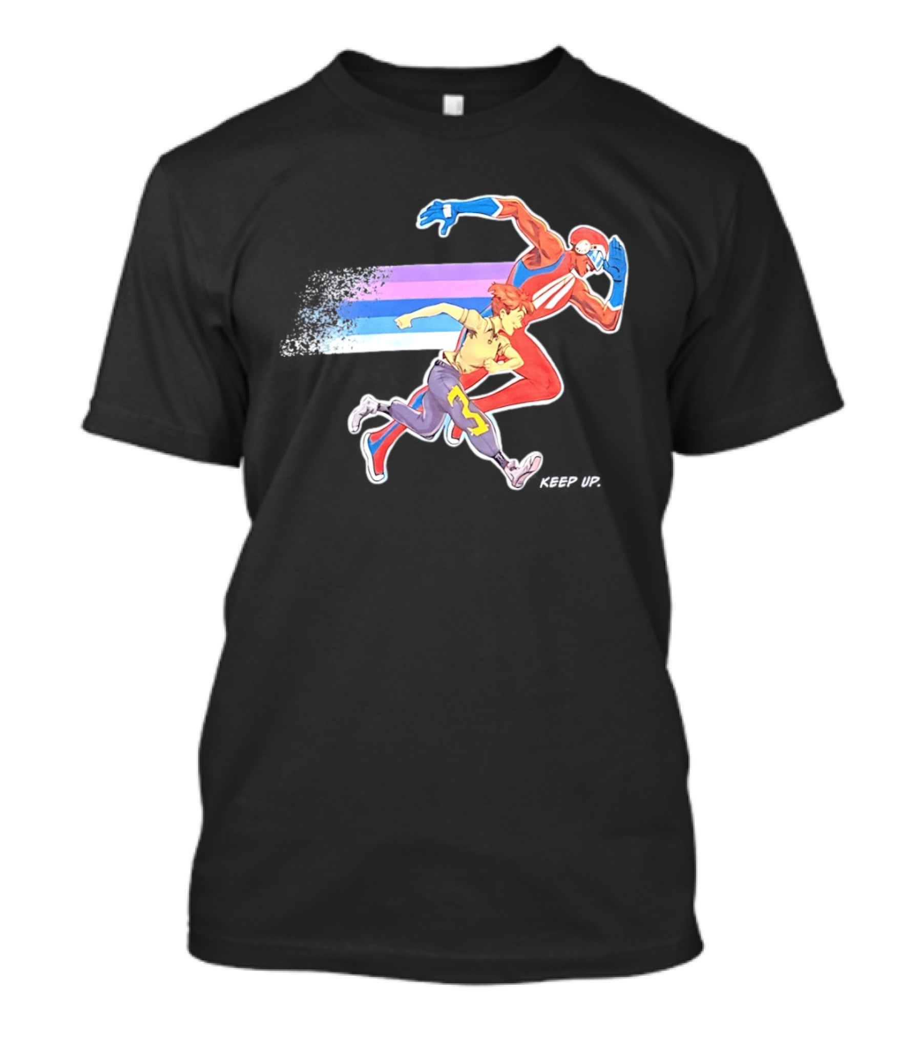 Jaxson Derr Keep Up Colorful Running Duo T-Shirt