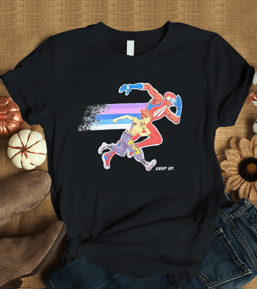 Jaxson Derr Keep Up Colorful Running Duo T-Shirt