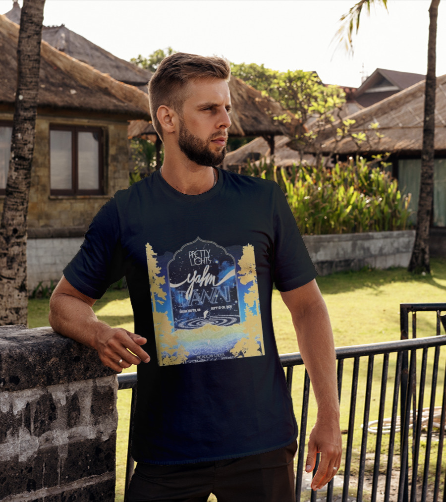 Pretty Lights Yahn Dawn 2026 Buena Vista Colorado Meadow Creek September 18 20 Event T-Shirt