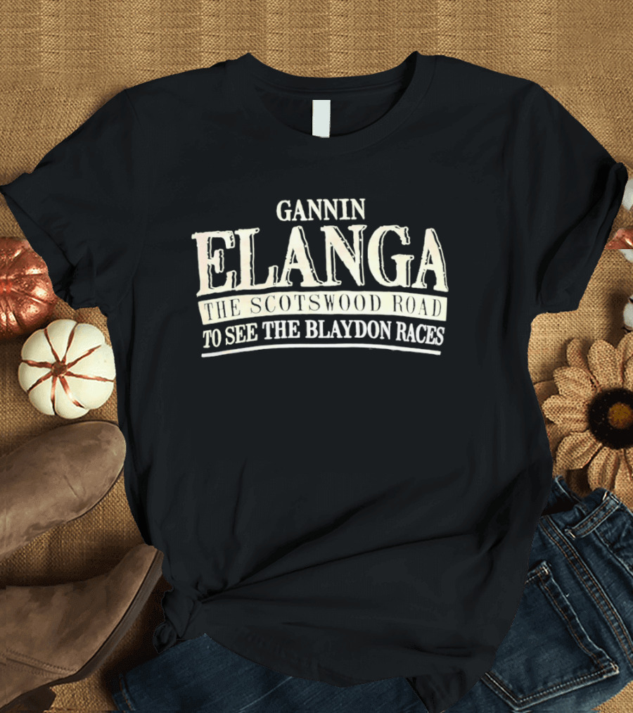 Gannin Elanga The Scotswood Road To See The Blaydon Races T-Shirt