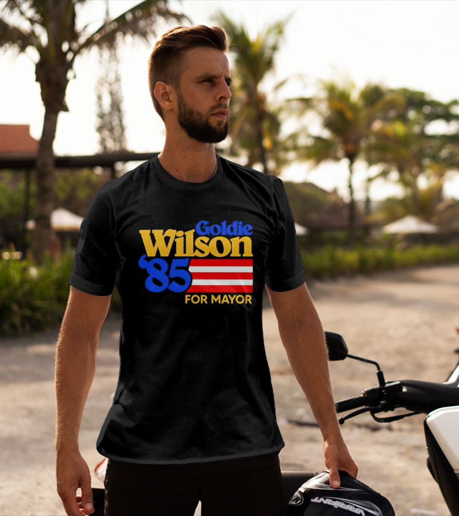 Goldie Wilson '85 For Mayor Back To The Future T-Shirt