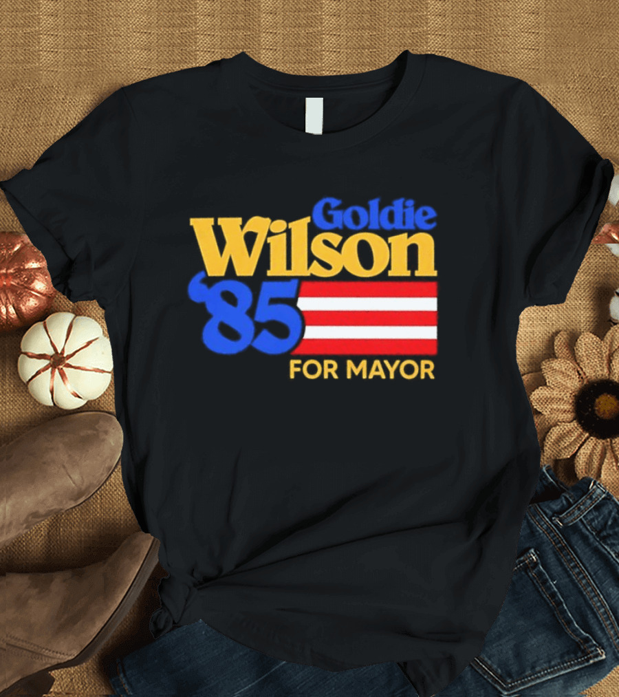 Goldie Wilson '85 For Mayor Back To The Future T-Shirt