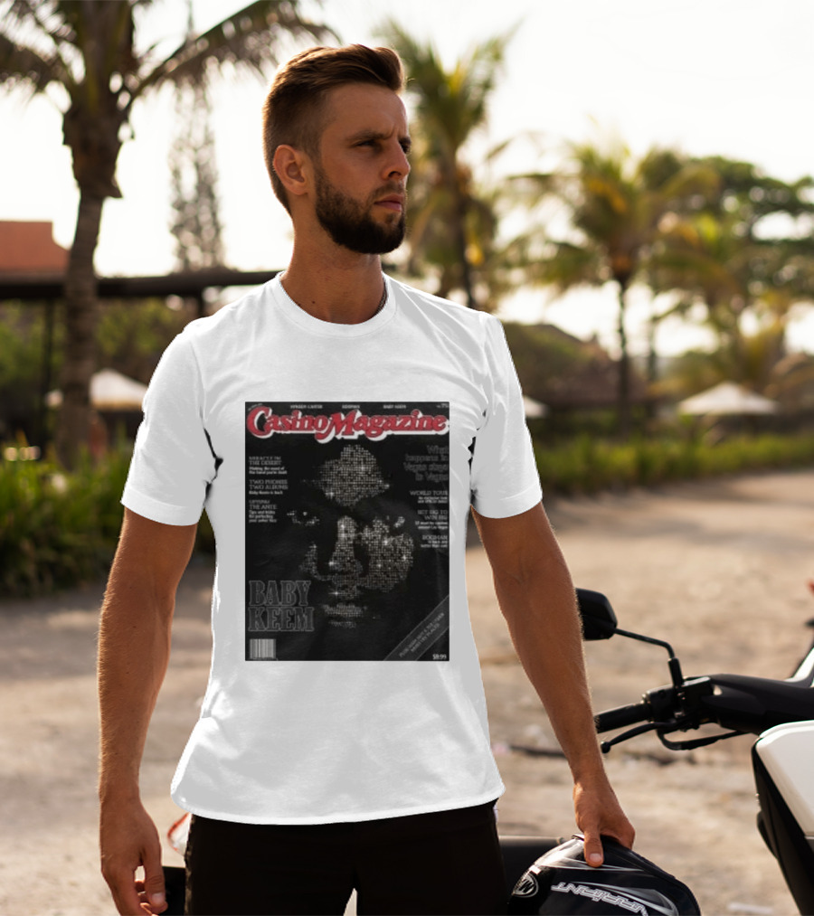 Casino Magazine Baby Keem World Tour Las Vegas Exclusive T-Shirt