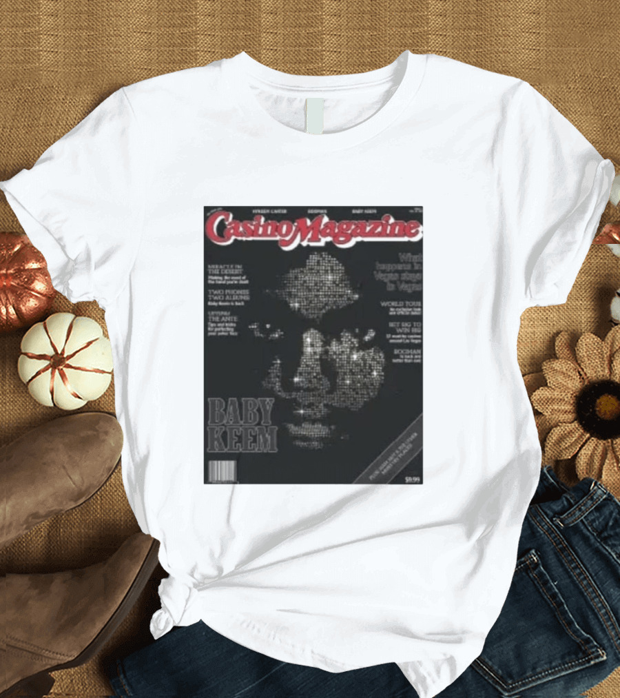 Casino Magazine Baby Keem World Tour Las Vegas Exclusive T-Shirt