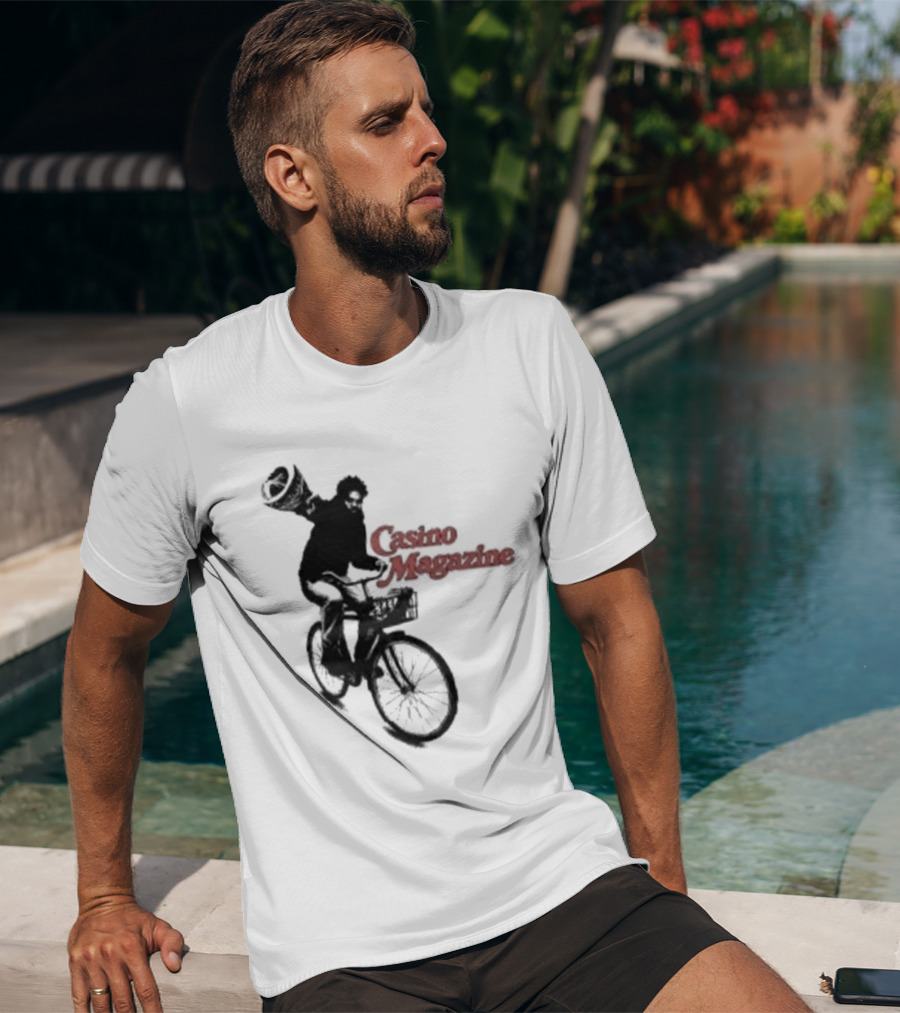 Baby Keem Limited Edition Casino Magazine Cyclist T-Shirt