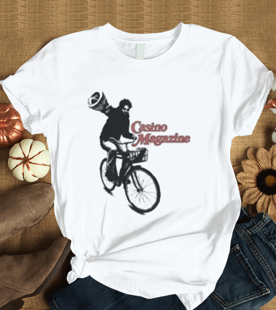 Baby Keem Limited Edition Casino Magazine Cyclist T-Shirt