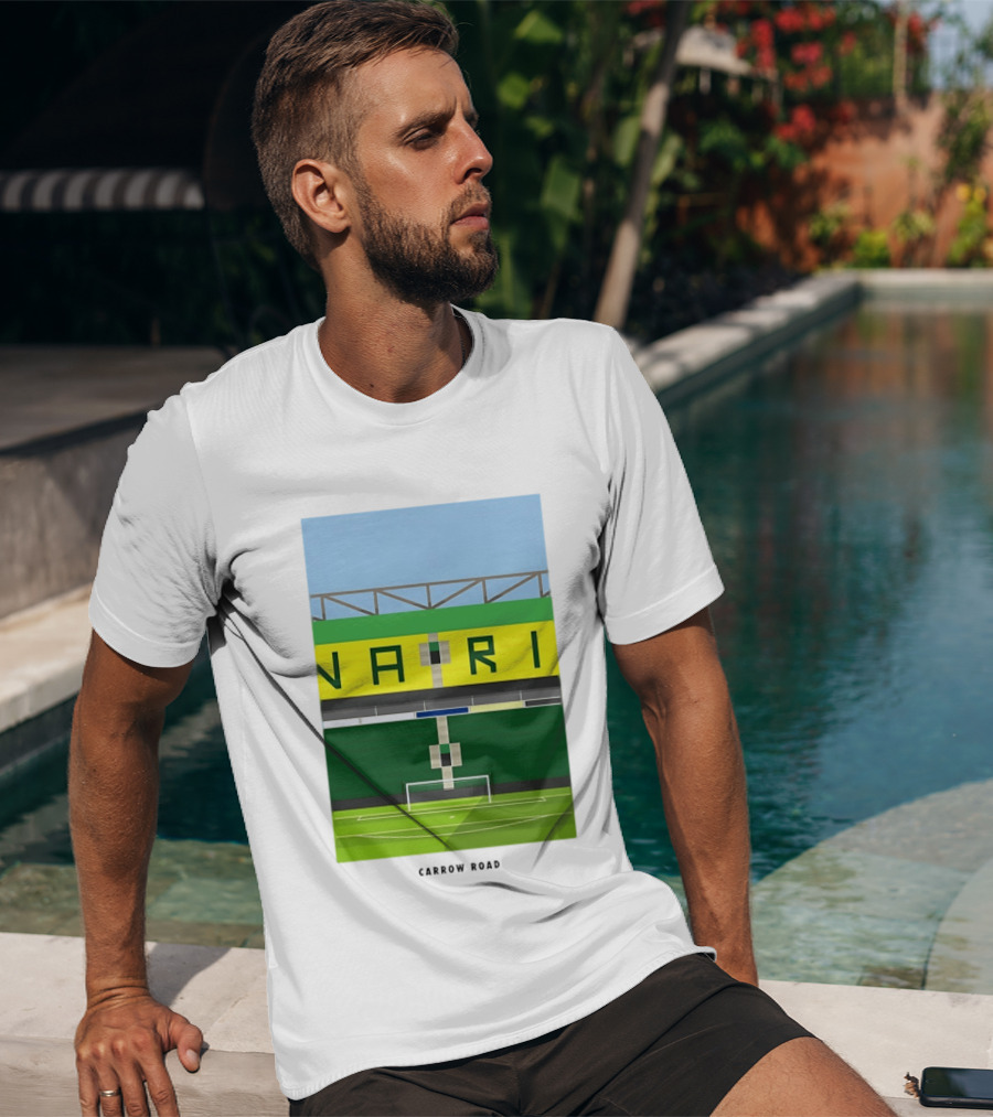 The Canaries Carrow Road Stadium Iconic Architecture T-Shirt