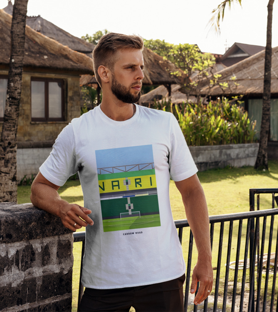 The Canaries Carrow Road Stadium Iconic Architecture T-Shirt