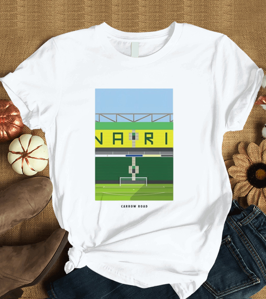 The Canaries Carrow Road Stadium Iconic Architecture T-Shirt