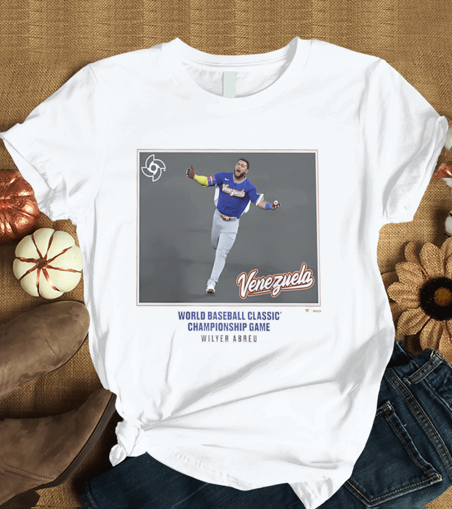 Venezuela Wilyer Abreu 2026 World Baseball Classic Championship Home Run Celebration T-Shirt