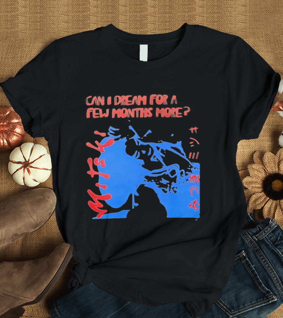 Can I Dream For Few Months More Unique Abstract Peaceful Face Blue And Red T-Shirt