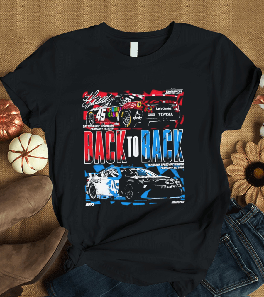 Back To Back Daytona 500 2026 Echopark Speedway Toyota Racing T-Shirt