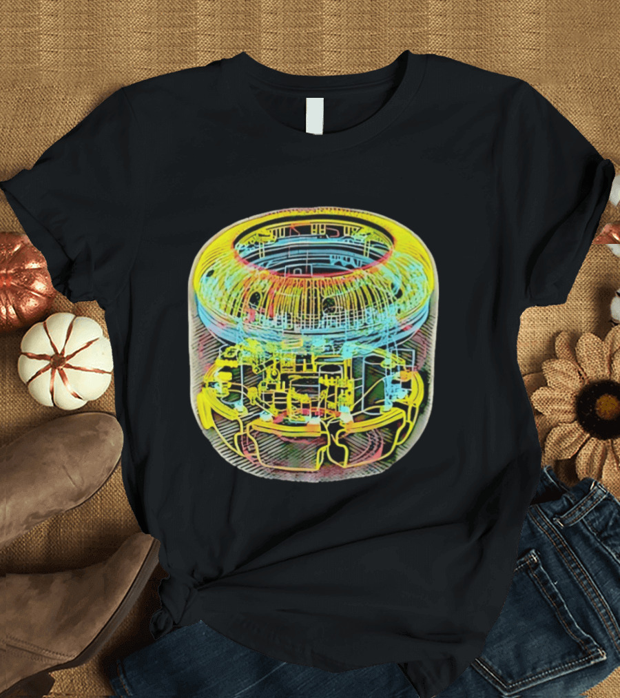 MKER Nuclear Reactor Schematic Blueprint Energy T-Shirt