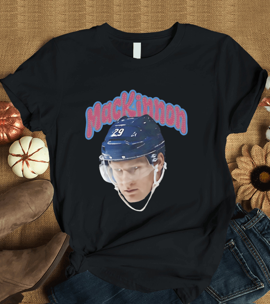 MacKinnon Big Head 29 Colorado Avalanche 26 T-Shirt
