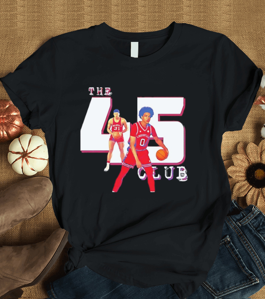 The 45 Club Louisville Cardinals Basketball Mikel Brown 31 And 0 T-Shirt