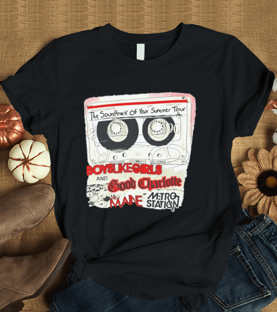The Soundtrack Of Your Summer Tour Boys Like Girls Good Charlotte The Maine Metro Station T-Shirt
